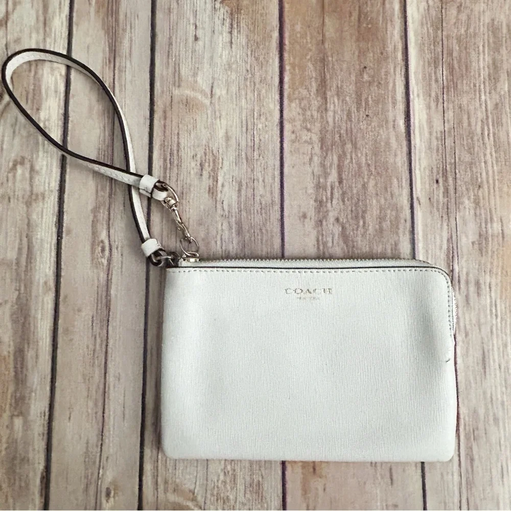 Coach Ivory Wristlet